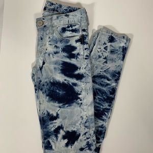 AE regular jegging acid wash Jean size 0